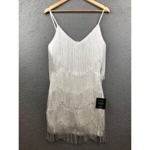 Lulu's White Fringe Dress